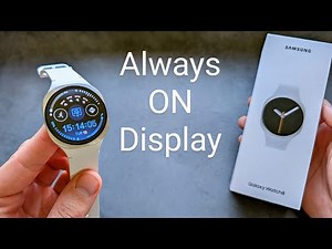 Samsung Galaxy Watch 8 - Always ON Display - How to Enable / Disable + Keep Screen on for Exercises