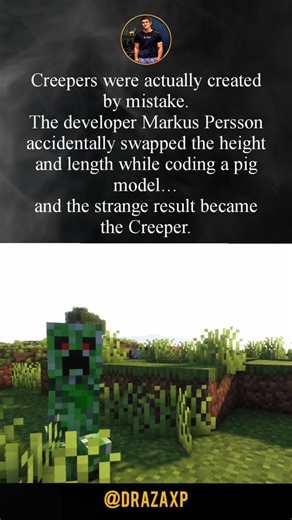 Minecraft creepers were a mistake 😳 #shorts