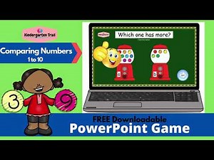 PowerPoint Game |Comparing Numbers| Kindergartners/Preschoolers