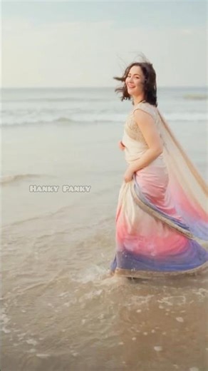 ساڑھی نے ہانیہ کی خوبصورتی کو چار چاند لگا دیئے | Hania Aamir | Meri Zindagi Hai Tu | Hanky Panky