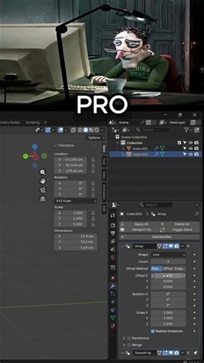 Noob vs PRO with @n3kded #GameAssets #3D #Blender #UnrealEngine #UE5 #tutorial