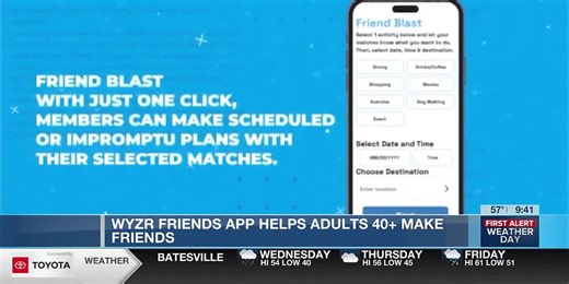 WYZR Friends App - Making Friends over 40