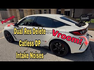 Honda Civic Type R - Resonator Delete & Down Pipe