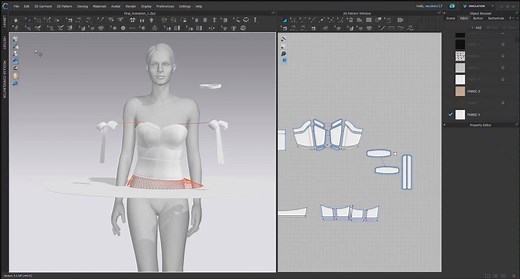 在Marvelous Designer中快速建立、修改模特、服装和展台