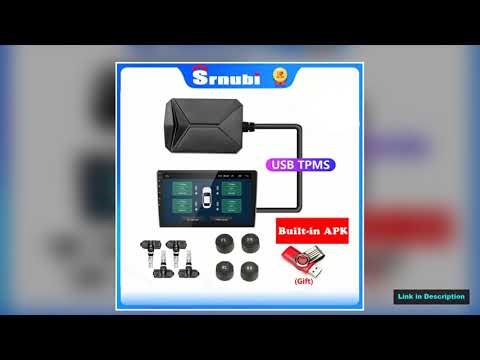 Srnubi USB Android TPMS Car Tire Pressure Alarm Monitor System For vehicle Android player
