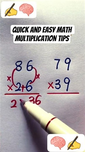quick and easy math multiplication tips #math