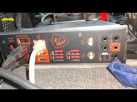 Update bios mainboard MSI MEG Z390 ACE