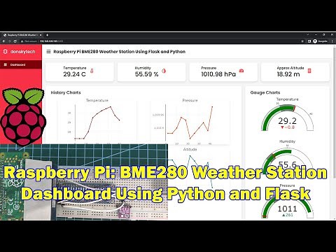 Raspberry Pi BME280 Weather Station Using Python and Flask