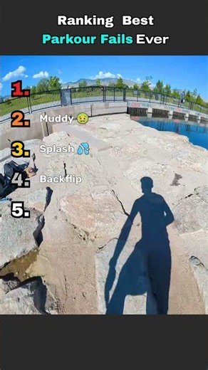 Ranking Parkour Fails That Went WRONG 💀 #shorts