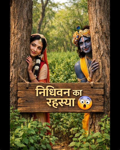 🌙 Nidhivan Mystery — Does Krishna Still Perform Raas Leela Here? #nidhivan #krishna