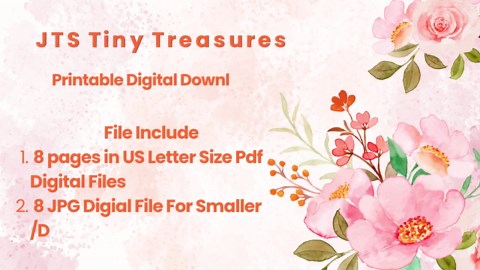 Printable Writing Paper/ Lined and Blank Stationery / Aesthetic Journal Pages / Cute Printable Paper Set / Floral Paper Digital Products