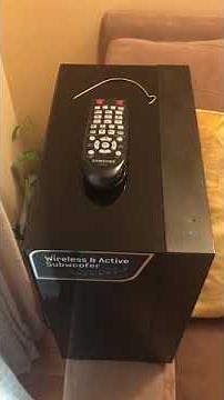 Samsung WF-450 Subwoofer Reset