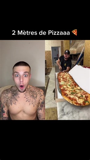#duo avec @Gió #Pizza Qui veut manger cette Pizza avec moi ? 🍕😈 #pourtoi #foryou #alanfood #challenge #crazy #humour #Pizza #foodchallenge #foodtiktok #tiktokfood #noel #pizzaxxl