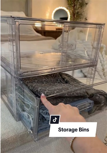 Maximize Organization with Clear Storage Bins