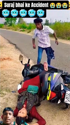 Suraj bhai ka accedent 😭😭#funny #comedy #entertainment #shortvideo