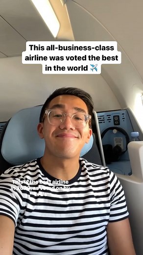 Business class perks for the price of an economy ticket. 👌 Read more about T L readers' favorite internaitonal airline here: https://bit.ly/48DlMRz | Travel Leisure