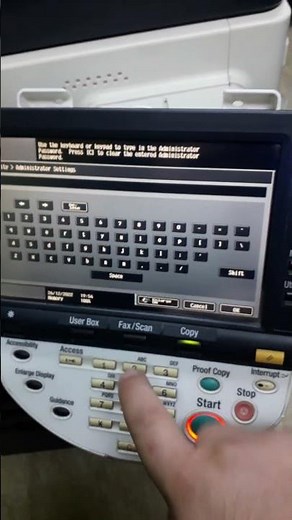 how to know konica minolta Bizhub ip address
