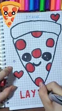 "Easy Pizza Slice Drawing – Quick & Fun Art!"