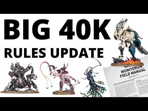 BIG Warhammer 40K Rules Update - C'Tan + T'au Nerfed, Units Buffed, New Datasheets + Points Costs