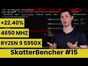 Ryzen 9 5950X Overclocked to 4650 MHz With ASUS Dynamic OC Switching | SkatterBencher #15