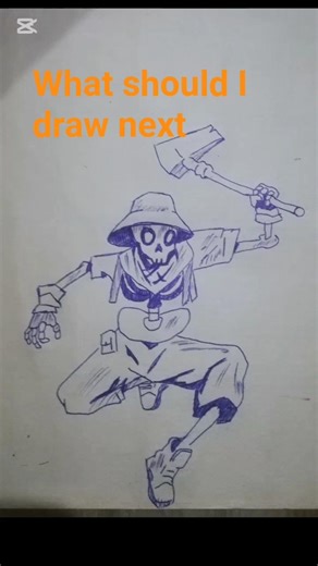 how to draw death with pen #art