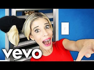 Hacker Traps Rebecca in Tunnel System! (Funny 24 Hour Song Challenge Music Video at Home)