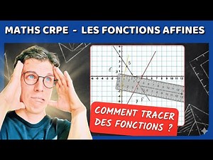 CRPE MATHS : tracer une fonction affine en 2 étapes (méthode + exercice type)