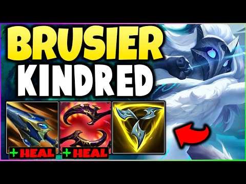 Bruiser Kindred Has Insane Healing With This Endless Hunger Build! (Vampire Kindred Is Back!)