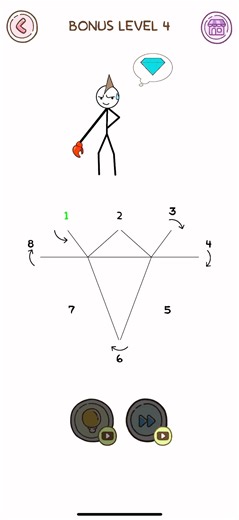 (Shorts) Thief Puzzle: to pass a level (IOS Gameplay) Bonus Level 4