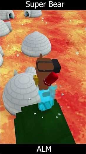 Super Bear Adventure | Lava!!! #roblox #superbearadventurehighlights #robloxgames