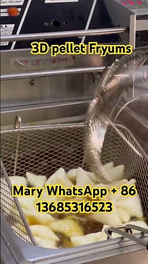How to make triangle shape 3D pellet Fryums snacks extrusion machinery #extruder #machine #factory