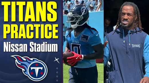 a to z sports nashville: tennessee titans open practice highlights feat. cam ward, calvin ridley