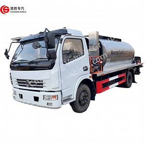 [Hot Item] Dongfeng 4X2 Bitumen Distributor Truck Asphalt Sprayer Truck 8cbm Tanker Stainless Steel Tanks