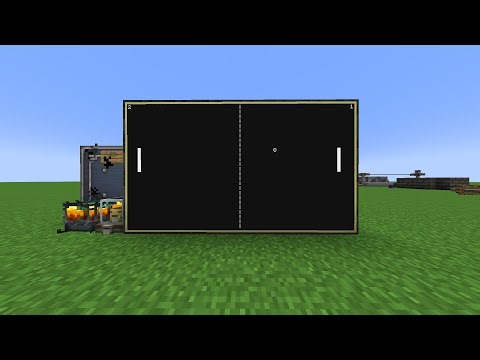 Video Game System and Pong in Computercraft