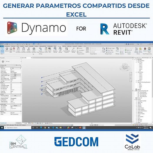 Generar parámetros compartidos en Revit con Dynamo
