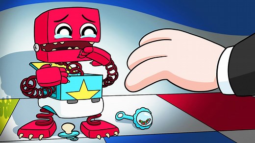 The sad life of Boxy Boo! (Cartoon animation)