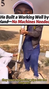 8.1M views · 126K reactions | He Built a Working Well by land-No Machines Needec | MR AJ | Facebook