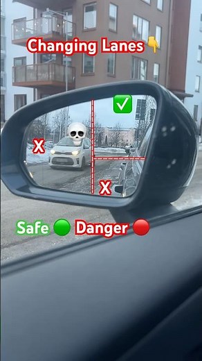 How to Change Lanes While Driving | Switching Lanes | lane change tips techniques #shorts #key2dl