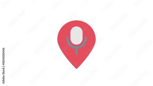 Icon of Google Voice Search, depicting a microphone, indicating the feature for voice-activated queries.