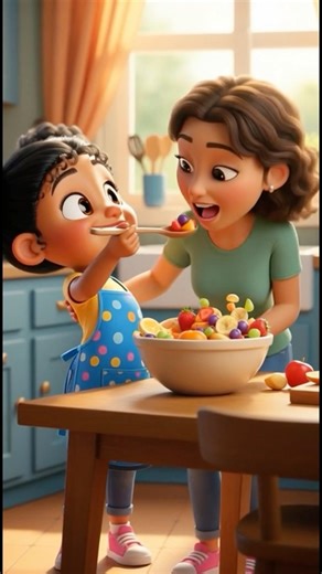 Ava Makes a Fruit Salad 🍓🍍