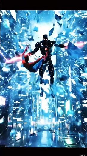 SPIDER-MAN vs AI BLACK ROBOT ⚡ Ultra Realistic FAST FIGHT Scene | Hollywood-Level AI Cinematic (4K)”