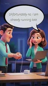 🔌Realizing Forgot Laptop Charger #englishlanguage #speakingeveryday #english