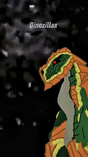 Dino Reconstruído a Terra #dinozillax #godzilla #animation #kaiju #shorts #meme #heisei