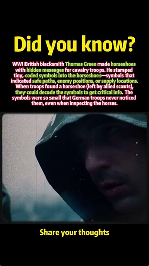 Why WWl Blacksmith Made Horseshoes With Hidden Messages#history