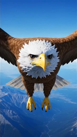 How Can Eagles See So Far? 🦅 | Animal Vision Facts #facts #shorts #birds