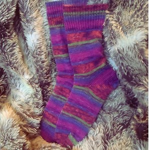 Handmade Wool Socks: Vintage Knit, Schafpate Yarn - Etsy