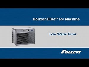 Horizon Elite Low Water LED Error