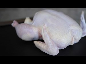 Cómo cortar un pollo entero en piezas