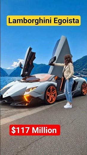 $117 Million Lamborghini 😳 Fighter Jet on Wheels | Lamborghini Egoista