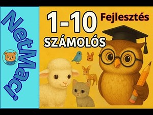 Állatos számolós fejlesztő dal